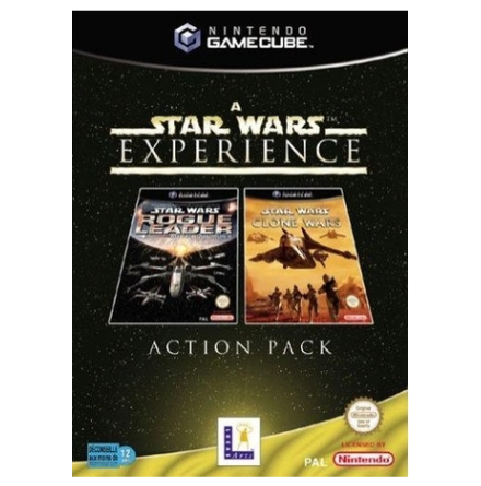 A Star Wars Experience Action Pack: Rogue Leader Rogue Squadron 2 + Clone Wars (FR) - Nintendo Gamecube - PAL/EUR/UKV - Complete (CIB)