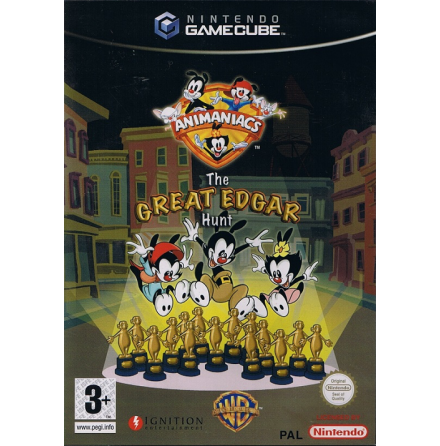 Animaniacs: The Great Edgar Hunt - Nintendo Gamecube - PAL/EUR/SWD (SE/DK Manual) - Complete (CIB)