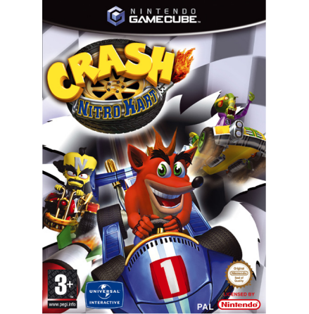 Crash Nitro Kart - Nintendo Gamecube - PAL/EUR/SWD (SE/DK Manual) - Complete (CIB)