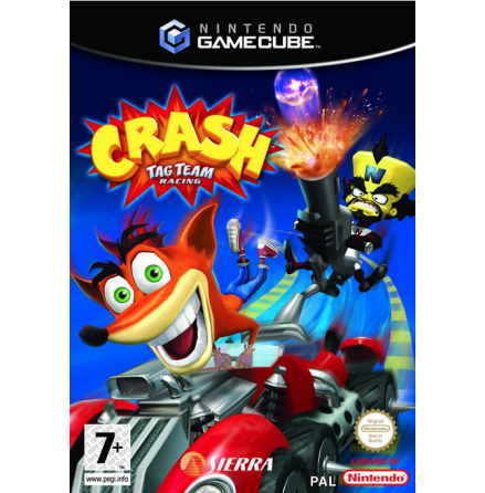 Crash Tag Team Racing - Nintendo Gamecube - PAL/EUR/SWD (SE/DK Manual) - Complete (CIB)