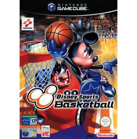 Disney Sports Basketball - Nintendo Gamecube - PAL/EUR/SWD (SE/DK Manual) - Complete (CIB)