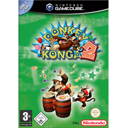 Donkey Konga 2 - Nintendo Gamecube - PAL/EUR/UKV - Complete (CIB)